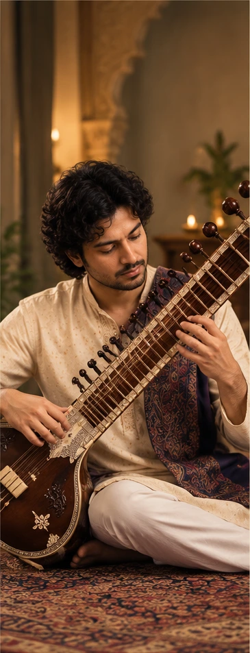 Sitar teacher at SwarSaathi Indian classical music academy